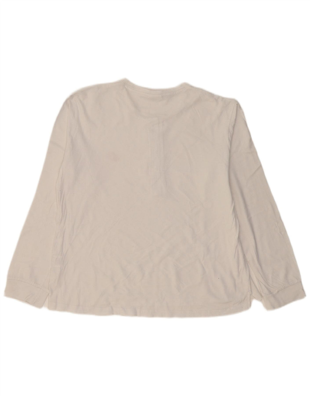 Top damski Lotto z długim rękawem UK 16, duży, biały, bawełniany