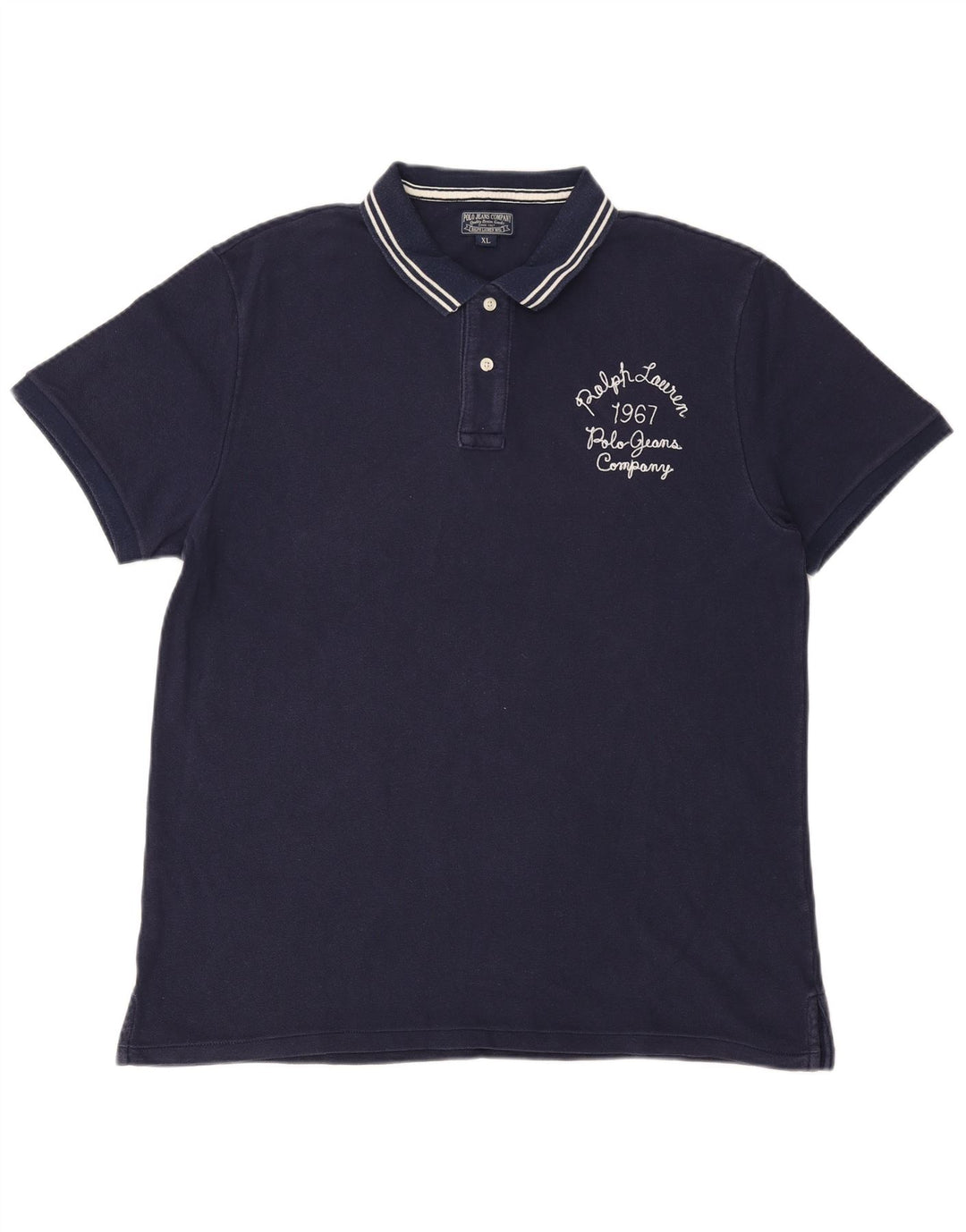 POLO RALPH LAUREN Męska koszulka polo XL, granatowa, bawełniana