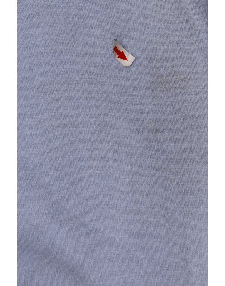 Męska bluza z grafiką Tommy Hilfiger, mała niebieska, bawełniana