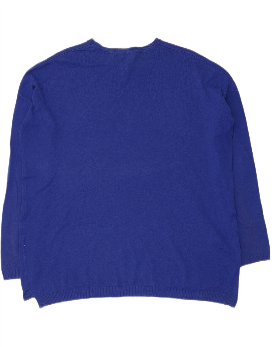 Sweter damski Zara Oversize z okrągłym dekoltem UK 10 Small Blue