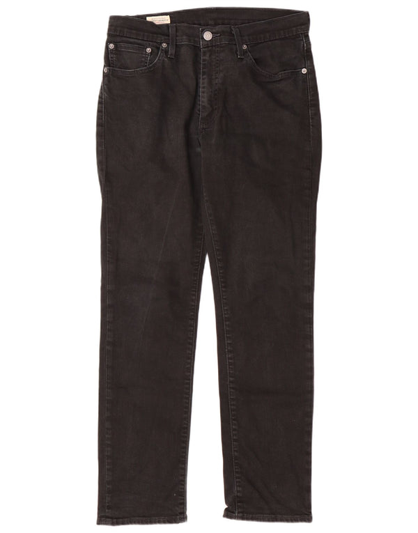 Męskie jeansy slim fit LEVI'S W32 L30 Czarna bawełna