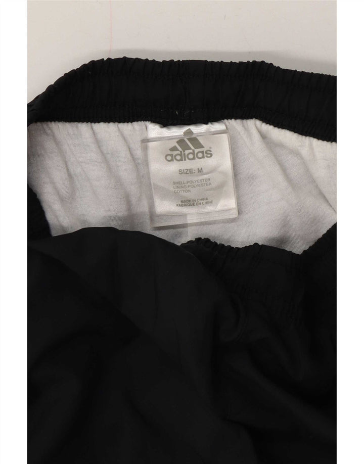 Męskie spodnie dresowe Adidas, średni czarny poliester