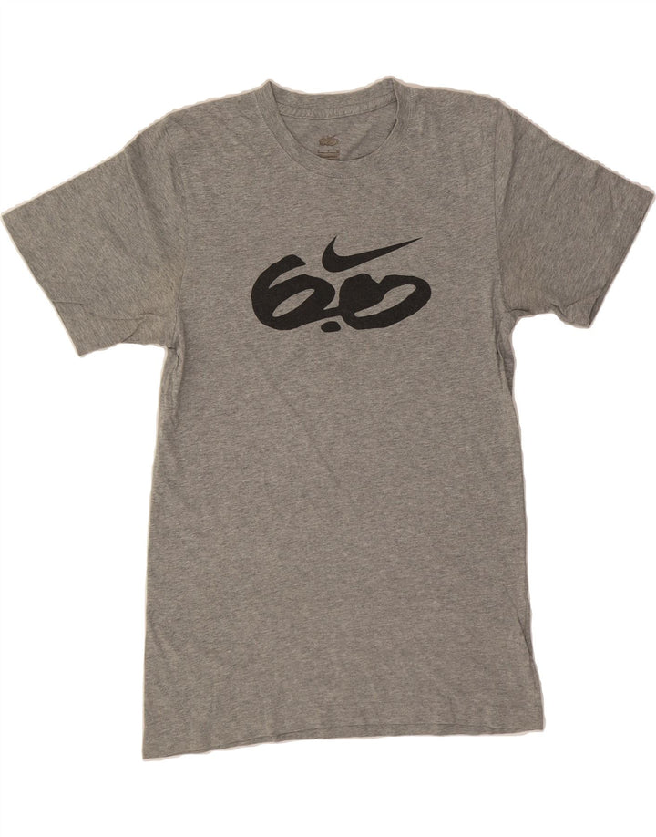 NIKE Mens Graphic T-Shirt Top Small Grey Vintage Nike and Second-Hand Nike from Messina Hembry 