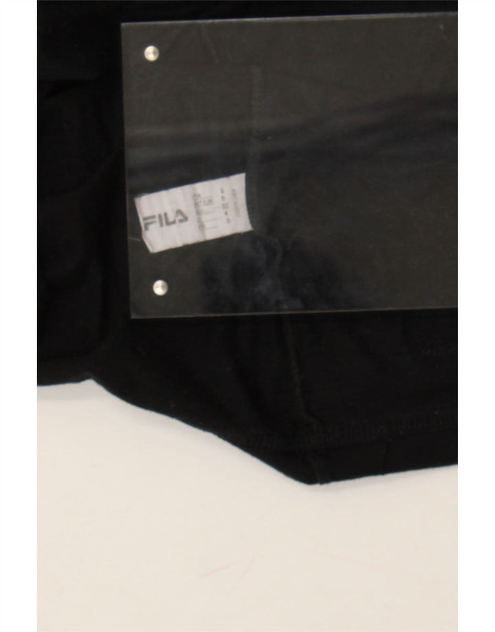 FILA Mens T-Shirt Top Small Black Cotton Vintage Fila and Second-Hand Fila from Messina Hembry 