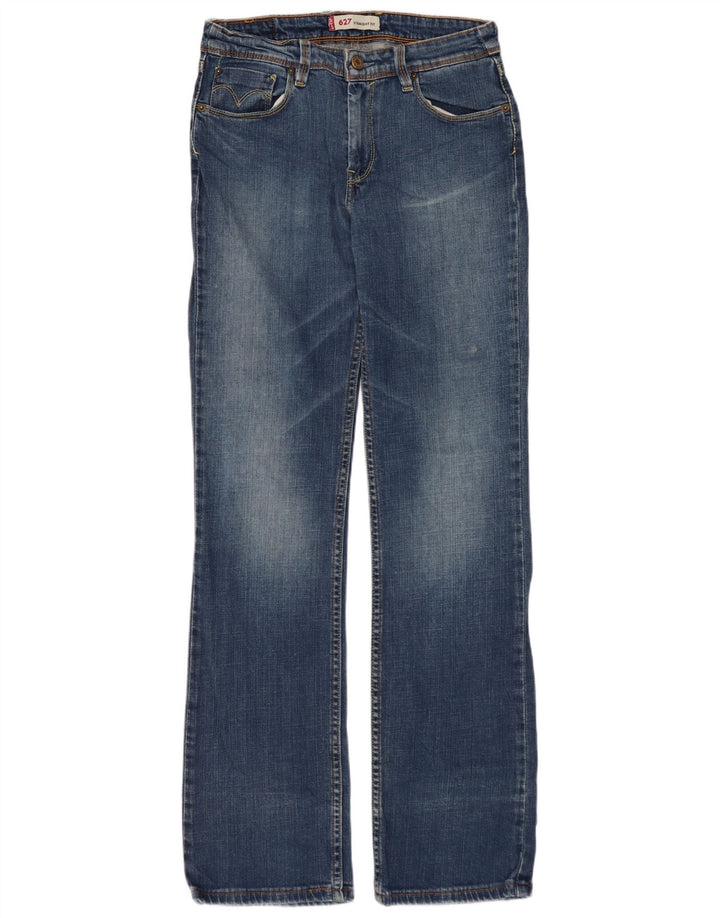 Damskie jeansy Bootcut LEVI'S 627 W29 L34 Niebieska bawełna