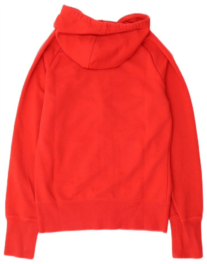 Damski sweter z kapturem i zamkiem Reebok UK 10, mały, czerwony