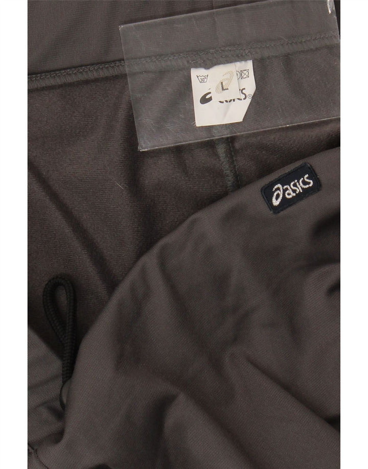 Damskie spodnie dresowe Asics UK 16, duże, szare, poliestrowe