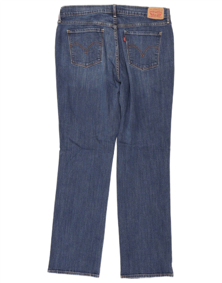 Damskie jeansy Levi's 505 Straight W31 L32 Niebieskie bawełniane