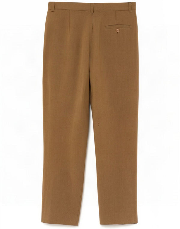 Max Mara Damskie spodnie garniturowe UK 16 Medium W28 L28 Khaki Wool