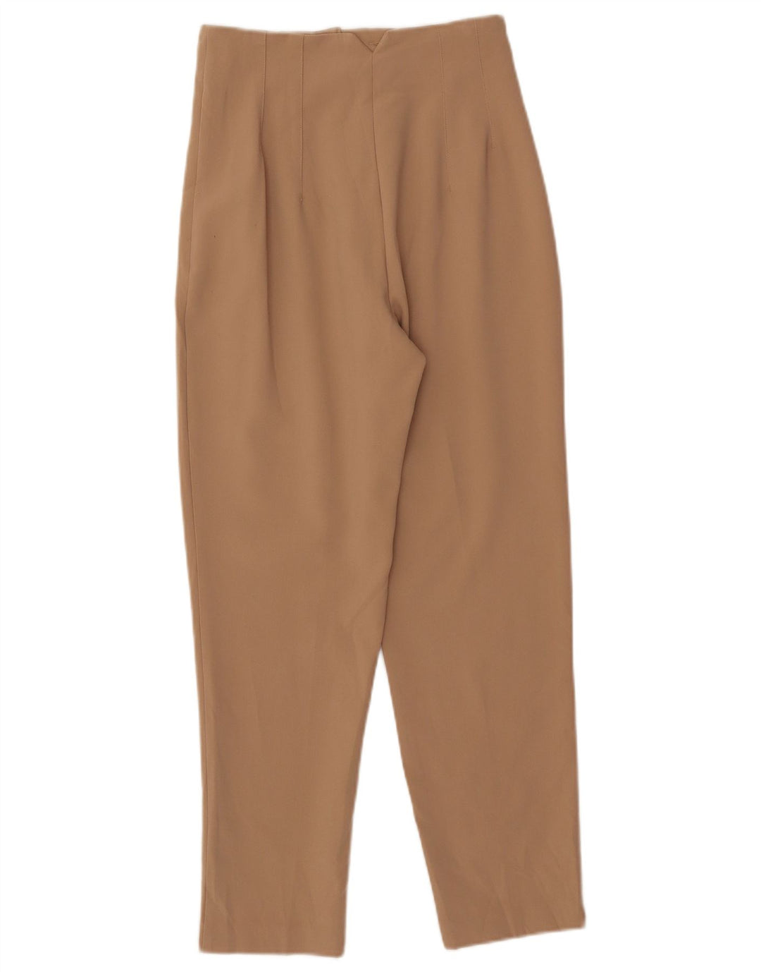 Damskie zwężane spodnie chino Zara, małe W26 L27, beżowy poliester