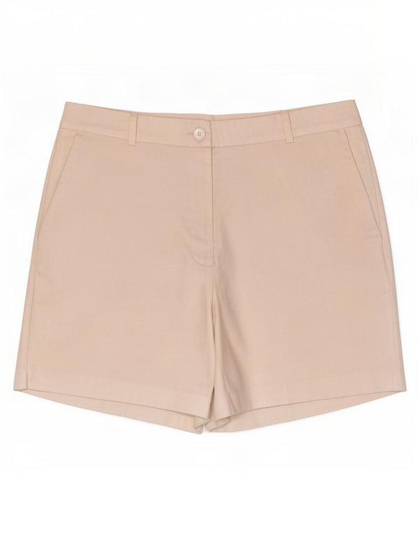 Damskie spodenki chino z wysokim stanem Zara, duże W30, białe