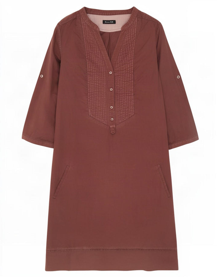 Sukienka damska Massimo Dutti z rękawem 3/4 EU 40, średni brąz