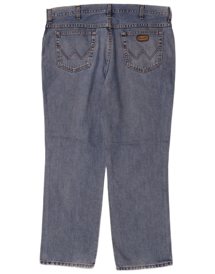 Męskie jeansy Wrangler Texas Straight W40 L30 Niebieskie bawełniane