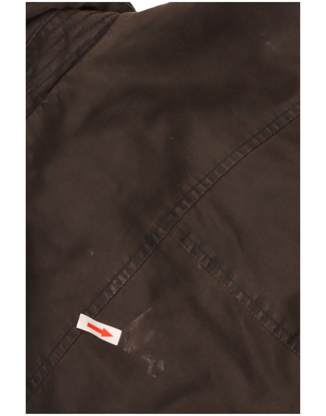 Kurtka wojskowa damska Fat Face z kapturem, woskowana, UK 10, mała, brązowa