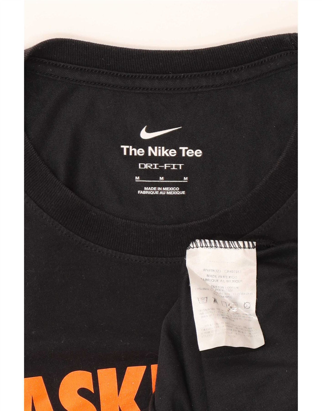 Męski T-shirt Nike Dri Fit z grafiką, średni czarny, bawełniany