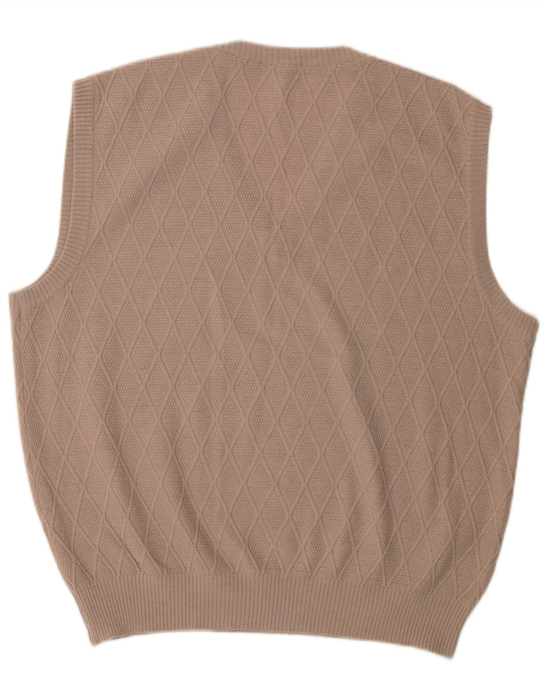 Tank top męski Schoeller EU 54 XL beżowy Argyle/Diamentowy poliakryl