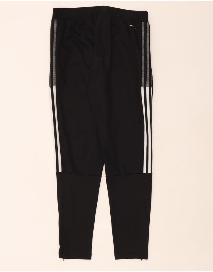Męskie spodnie dresowe Adidas Aeroready, średni czarny poliester