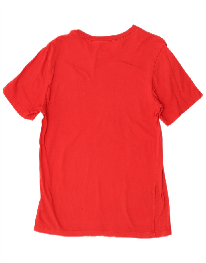 T-shirt męski Nike, mały, czerwony, bawełniany