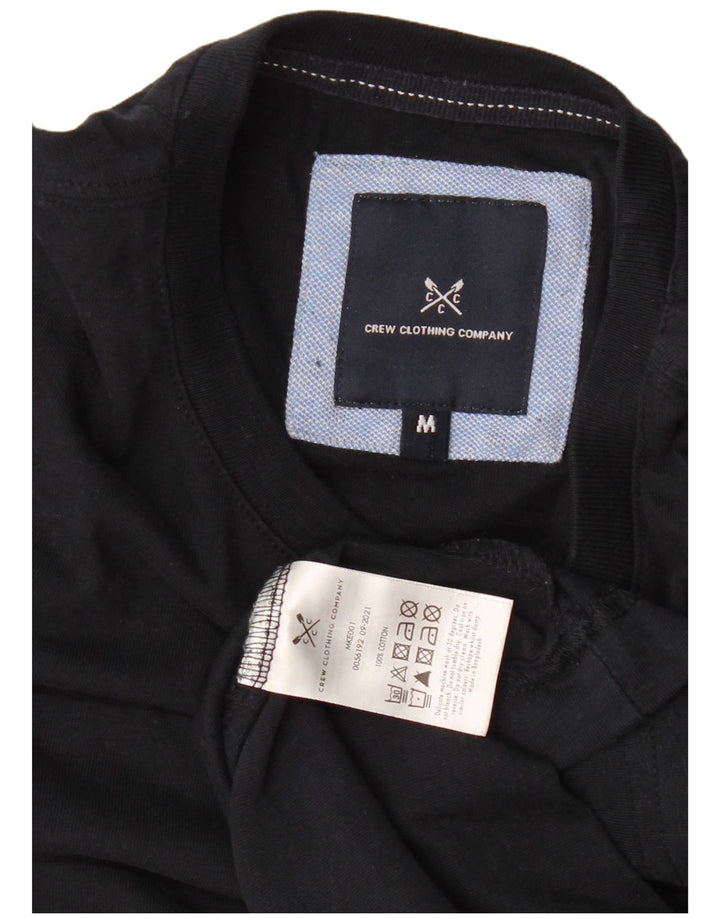 Crew Clothing Męski T-shirt Top Średni Granatowy Bawełna
