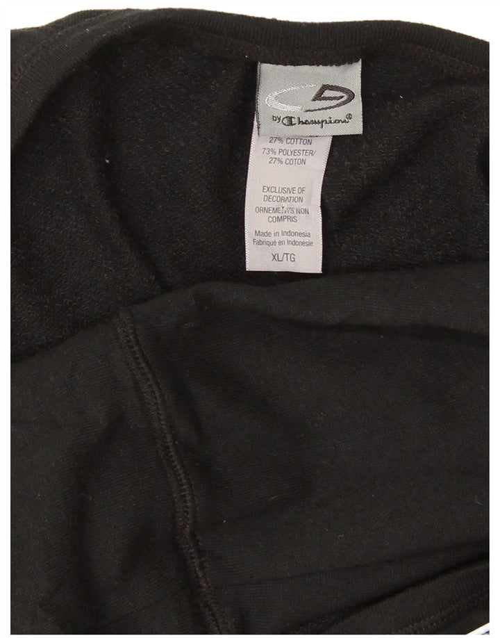 Damska bluza Champion UK 18 XL, czarny poliester