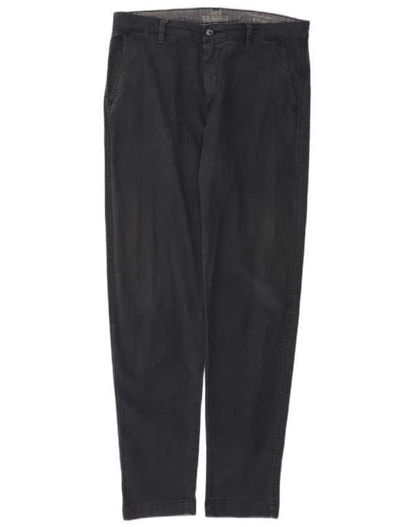 Męskie standardowe zwężane spodnie chino Levi's W34 L34 Granatowa bawełna