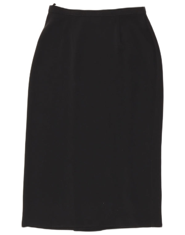 Marks & Spencer Damska spódnica kopertowa UK 12 Medium W28 Czarny poliester