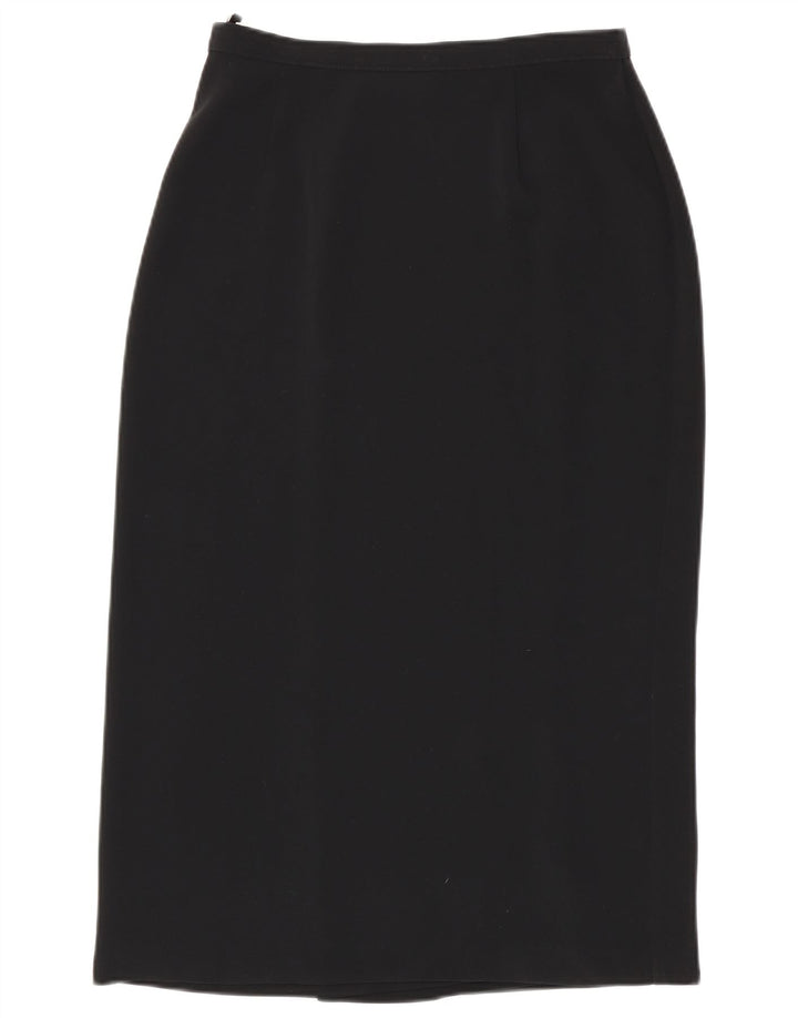 Marks & Spencer Damska spódnica kopertowa UK 12 Medium W28 Czarny poliester