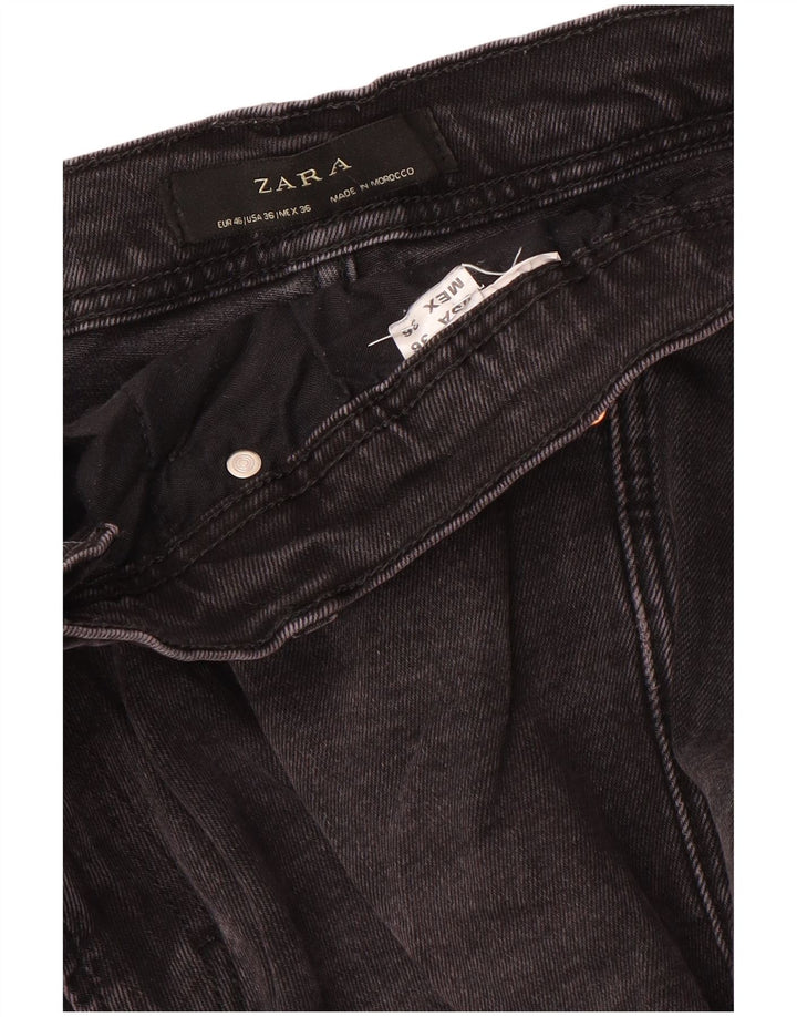 Jeansy męskie Zara Slim EU 46 XL W36 L30 Szare