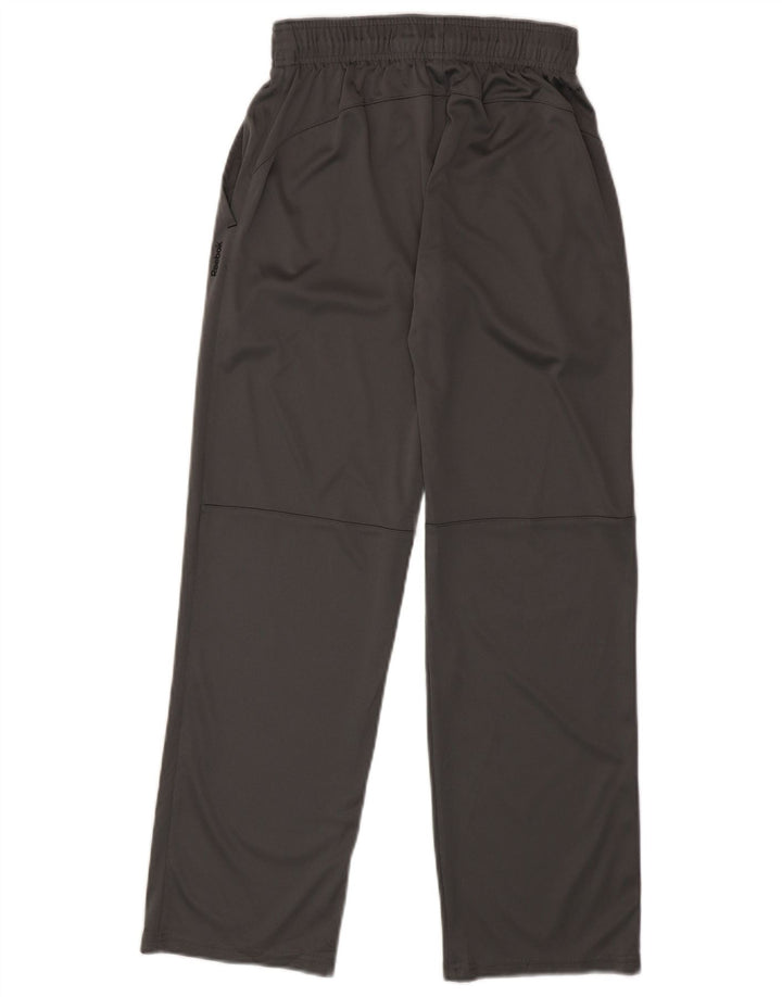 Damskie spodnie dresowe Reebok UK 14, duże, szare, poliestrowe