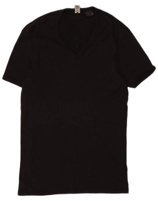 T-shirt damski G-Star Top UK 10, mały, czarny, bawełniany
