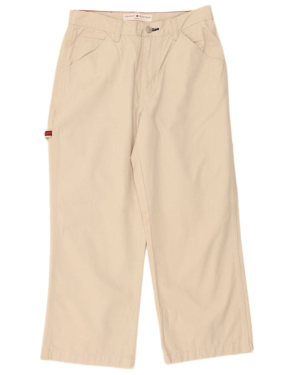 Damskie spodnie cargo Tommy Hilfiger US 6 Medium W28 L24 białe