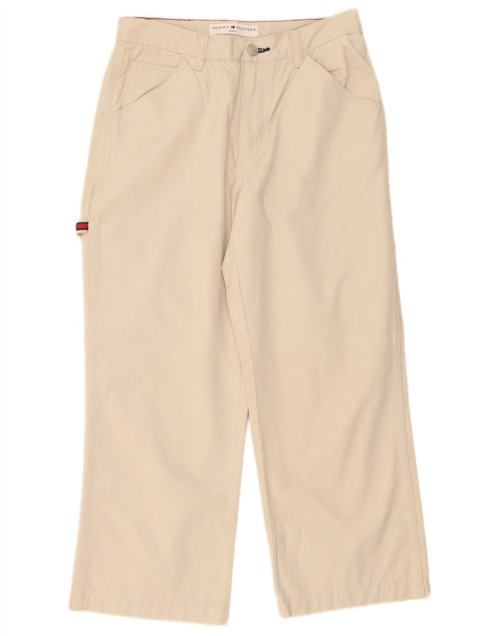 Damskie spodnie cargo Tommy Hilfiger US 6 Medium W28 L24 białe