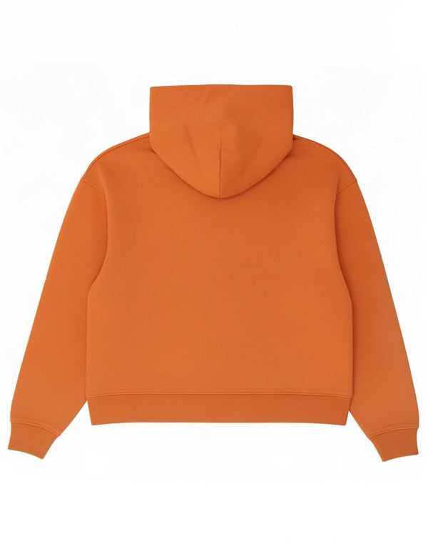 Damski sweter z kapturem Calvin Klein Jeans UK 16, duży, pomarańczowy, bawełniany
