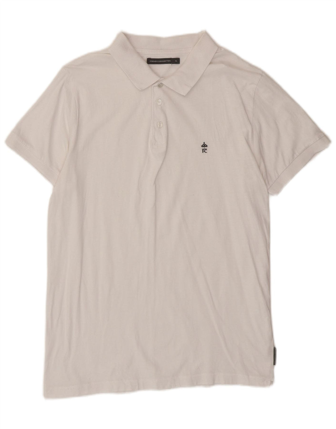 Męska koszulka polo French Connection XL, biała, bawełniana