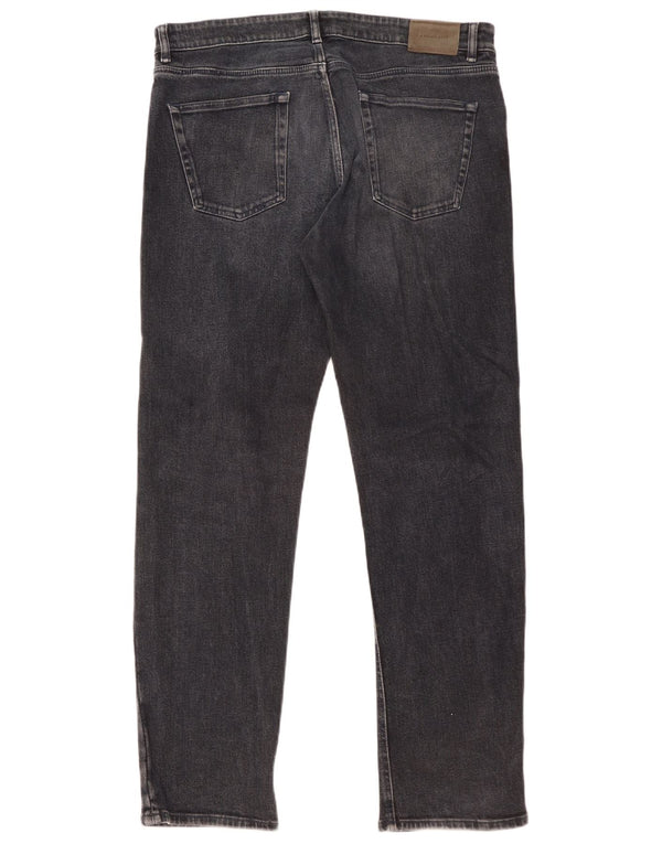 Męskie proste dżinsy Massimo Dutti o regularnym kroju EU 46 XL W36 L32, niebieska bawełna