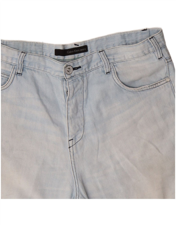 Męskie spodenki jeansowe Calvin Klein w trudnej sytuacji W36, duże niebieskie