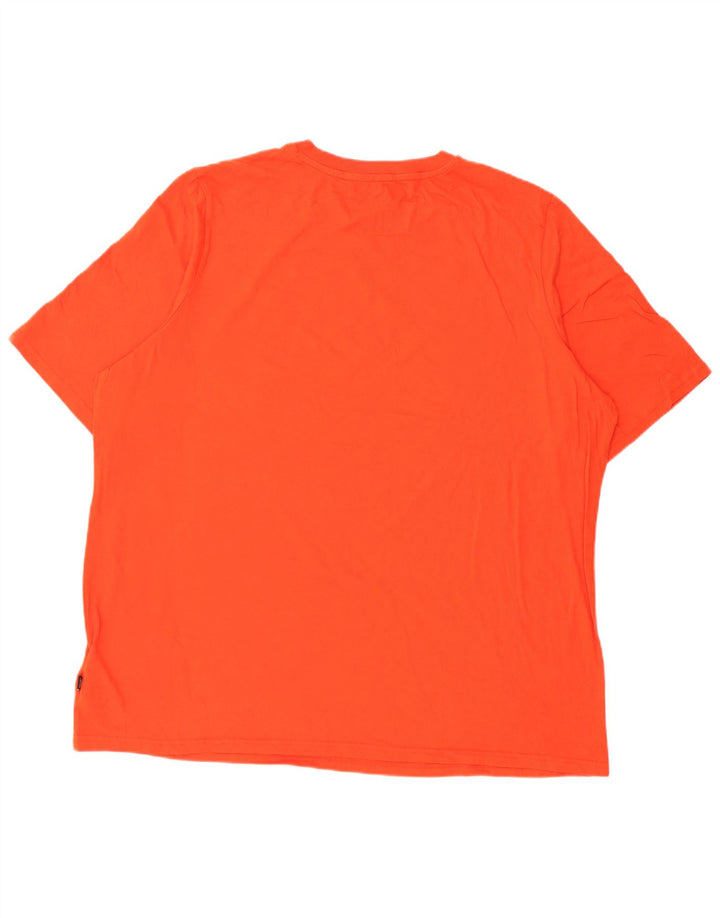 Męski T-shirt z grafiką PUMA Top 2XL Pomarańczowa bawełna