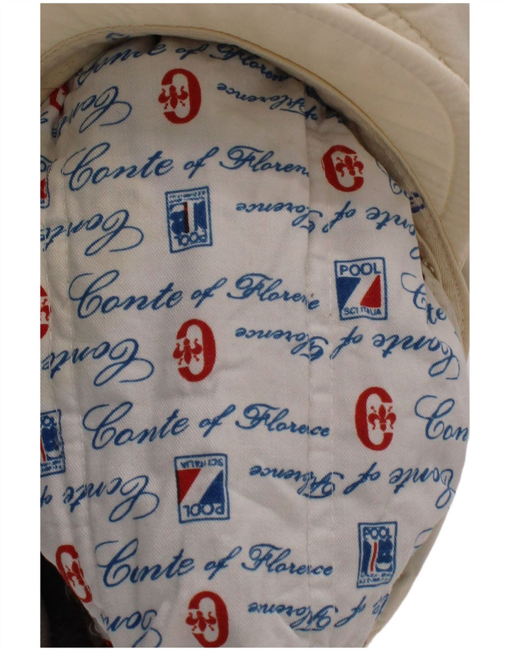 Czapka męska Conte of Florence w jednym rozmiarze w kolorze złamanej bieli