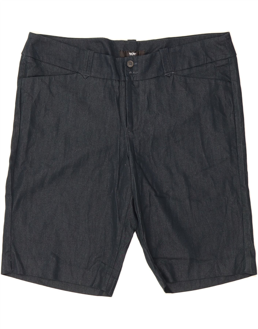 MOSSIMO Womens Stretch Denim Shorts US 14 XL W38  Navy Blue Cotton Vintage Mossimo and Second-Hand Mossimo from Messina Hembry 