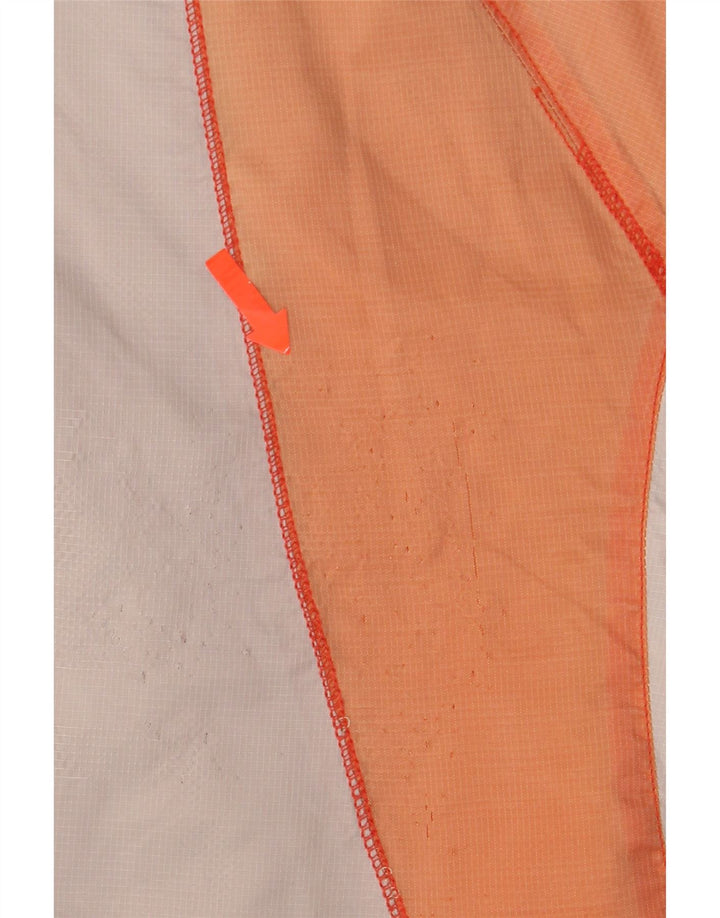 Męska kurtka dresowa Fila, mała, beżowa, z blokami kolorów, poliamid