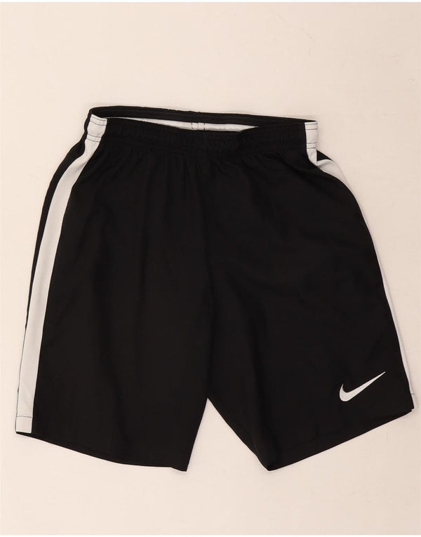 Męskie spodenki sportowe NIKE Dri Fit, mały, czarny poliester z blokami kolorów