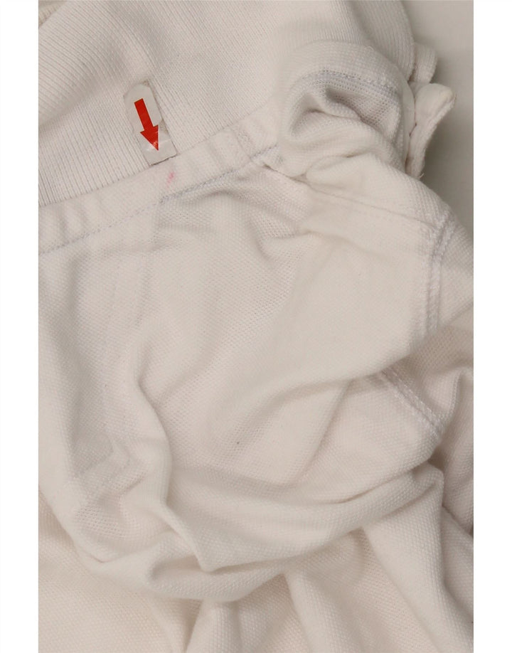 Męska koszulka polo Fat Face XS, biała, bawełniana