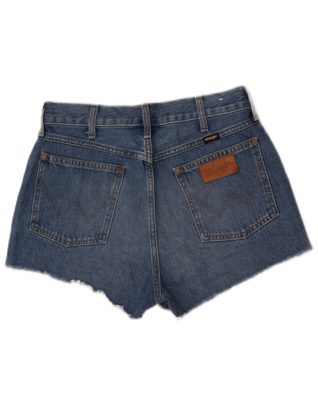 Damskie spodenki jeansowe Wrangler w kolorze indygo W27, małe, niebieskie, bawełniane