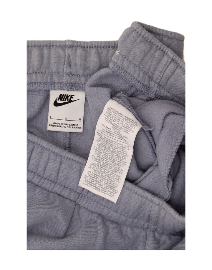 Męskie spodnie dresowe Nike, duże, niebieskie, bawełniane