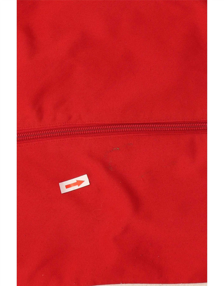 Męska kurtka dresowa Nike UK 38/40, poliester w kolorze średniej czerwieni