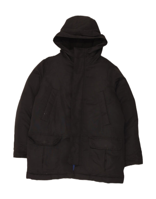 Gap Mens Hooded Padded Jacket UK 40 Large Black Polyester