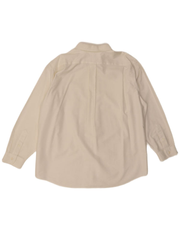 Koszula męska L.L.Bean o dopasowanym kroju, rozmiar 17 1/2 XL, biała, bawełniana