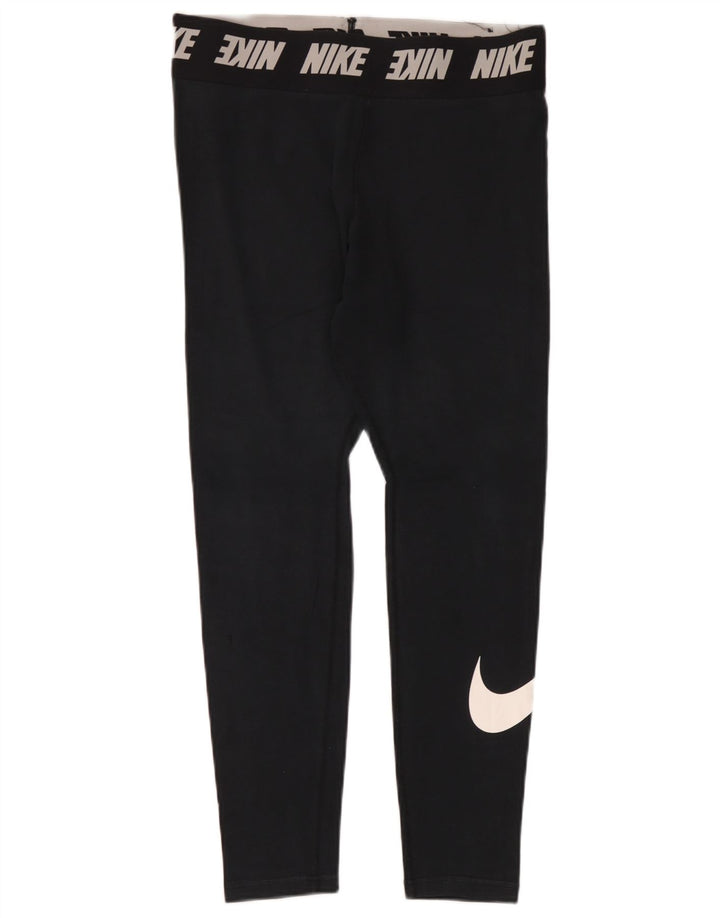 Męskie legginsy z grafiką Nike, duże, czarne