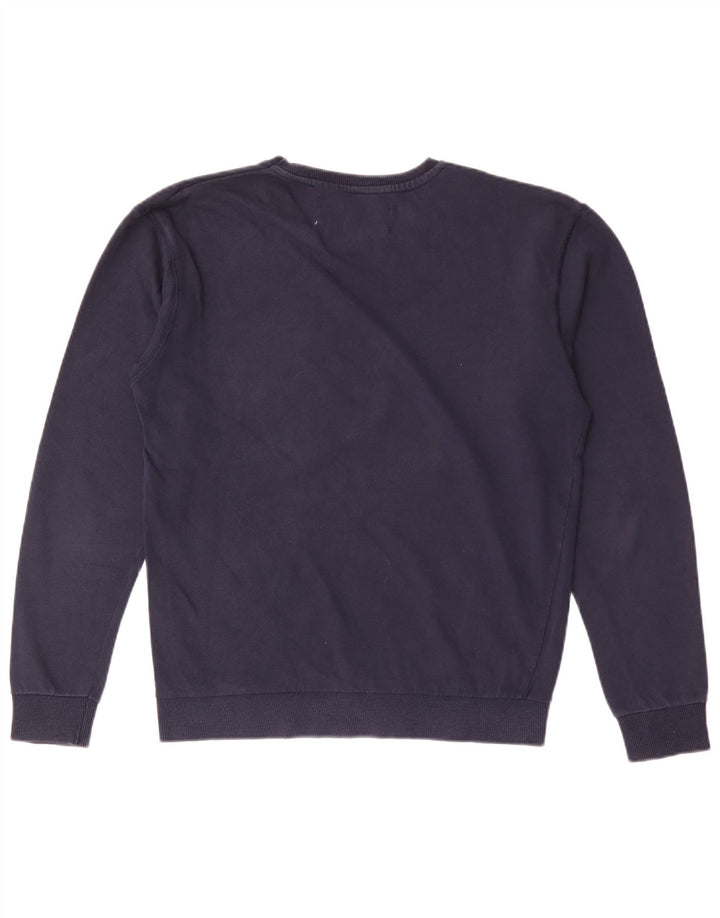 Damska bluza Zara Graphic Jumper UK 14 Średni granatowy w kwiaty