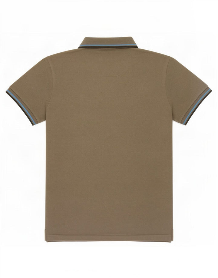 Męska koszulka polo Fred Perry, bawełniana w paski w kolorze khaki